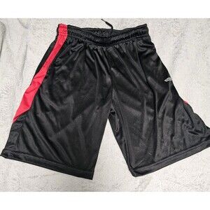 Hind Basketball Shorts Boy’s Black With Red Piping Athletic – Size 10-12 Med.